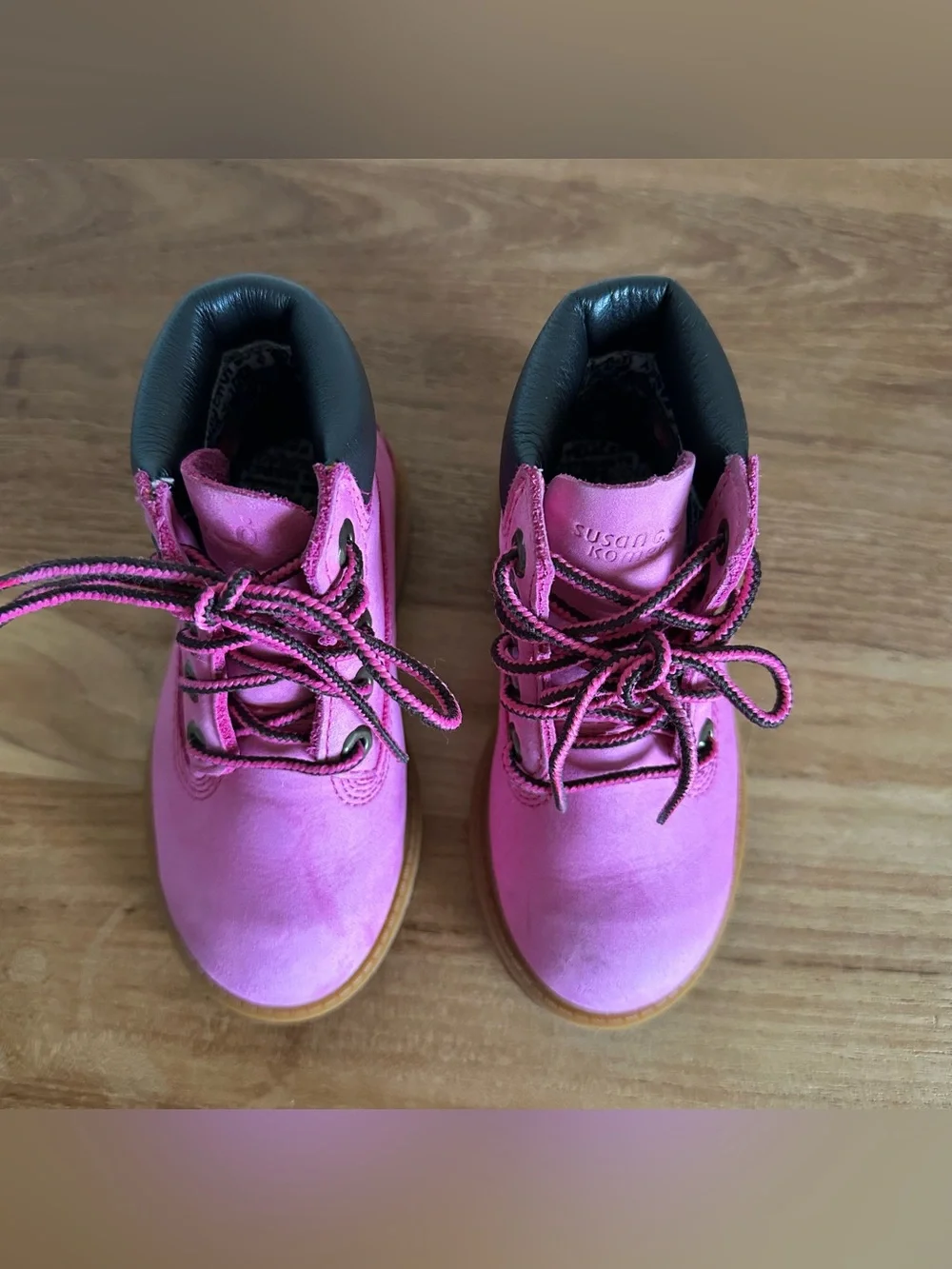 Timberland 6 IN Toddler Girl Size 7 Susan G Komen Mid Pink Boots Waterproof